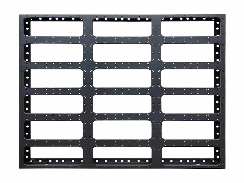 Simple metal frame for led display module