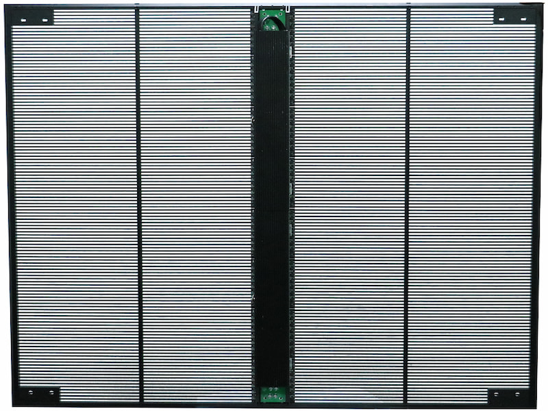 Brilho e nitidez excepcionais em um visor LED transparente.