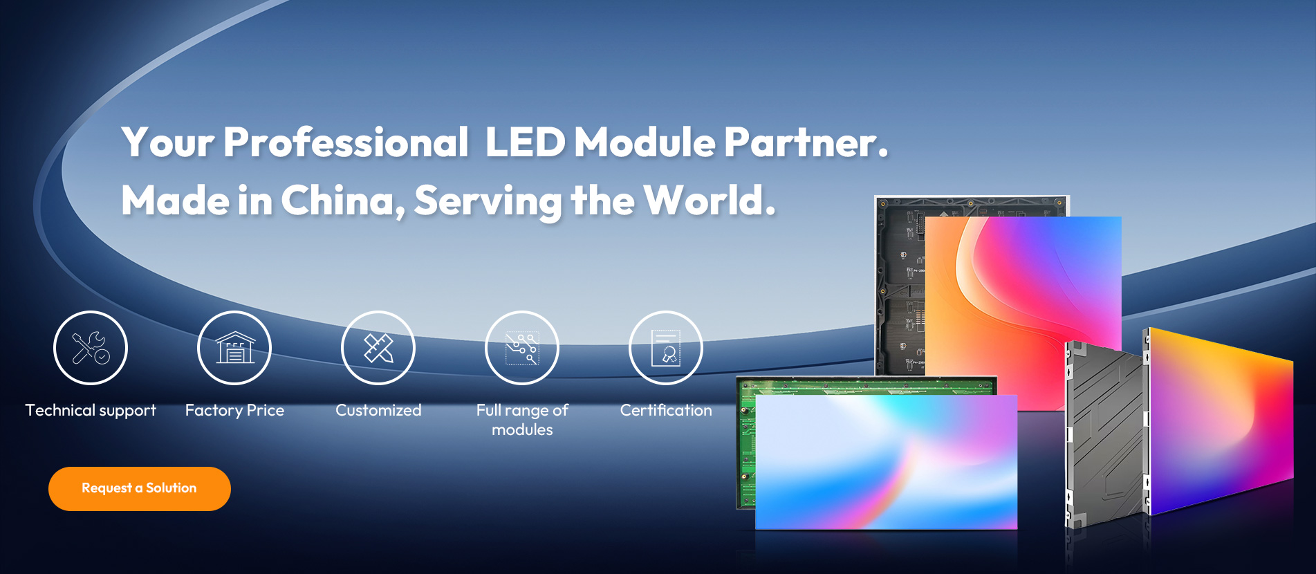 Fornecedor profissional de módulos LED