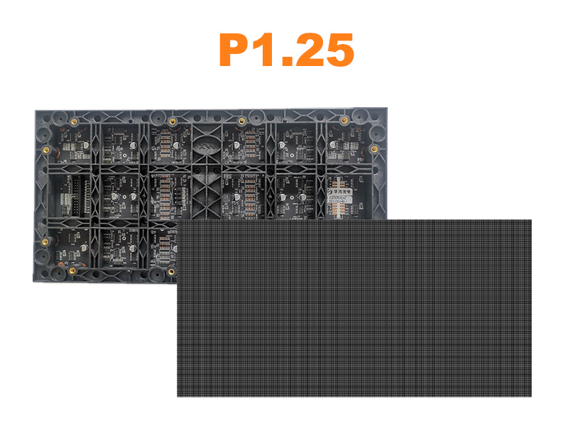 SMD P1.25 colorido para uso interno