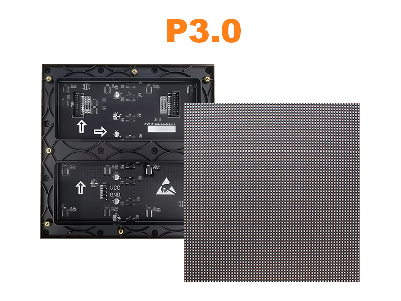 Módulo LED SMD P3 para interiores, colorido.