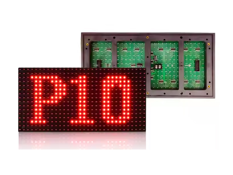 P10 Outdoor DIP Single Red LED Display Module
