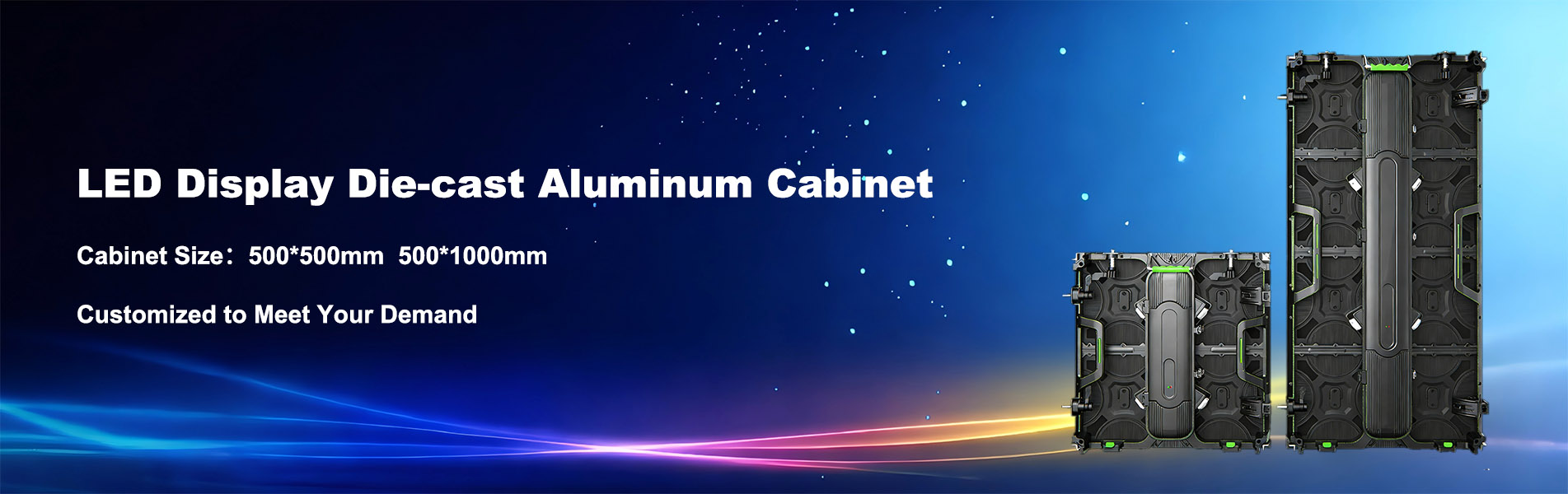 Gabinete em alumínio fundido